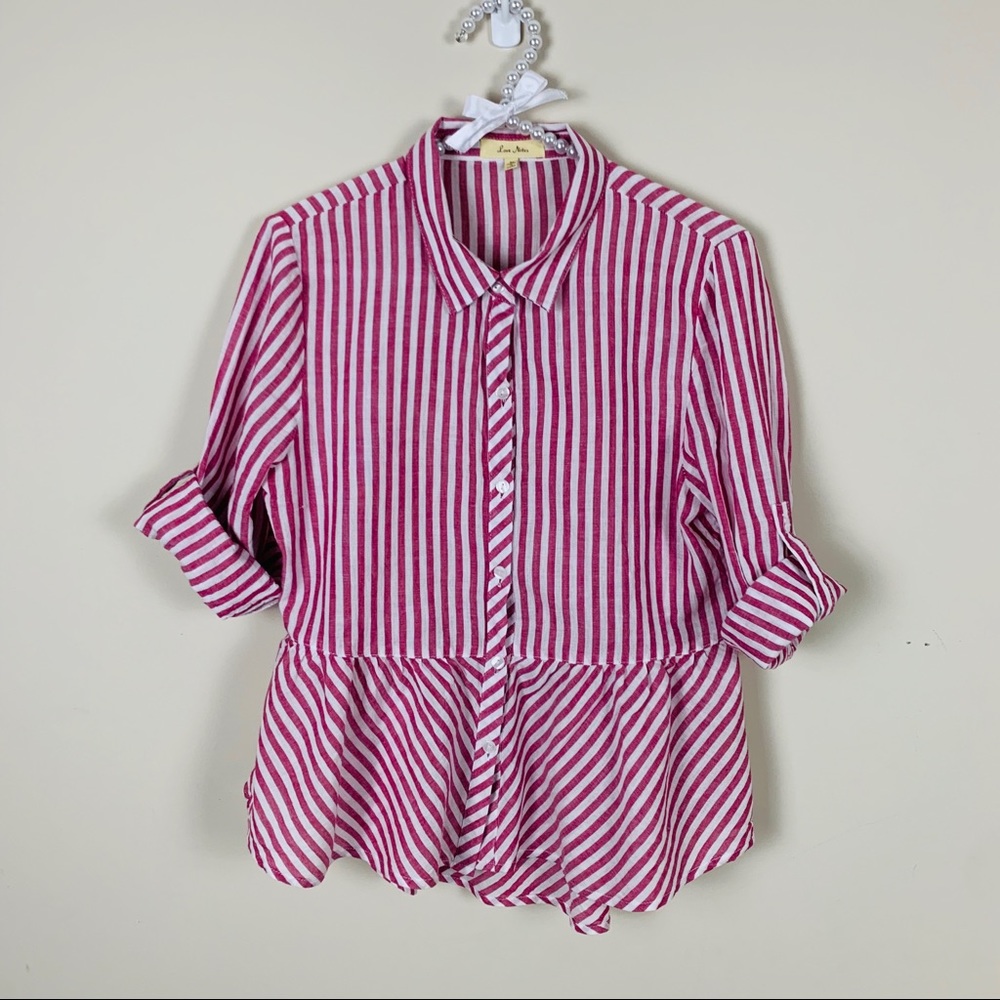 Hi-low button down shirt - Picture 1 of 8